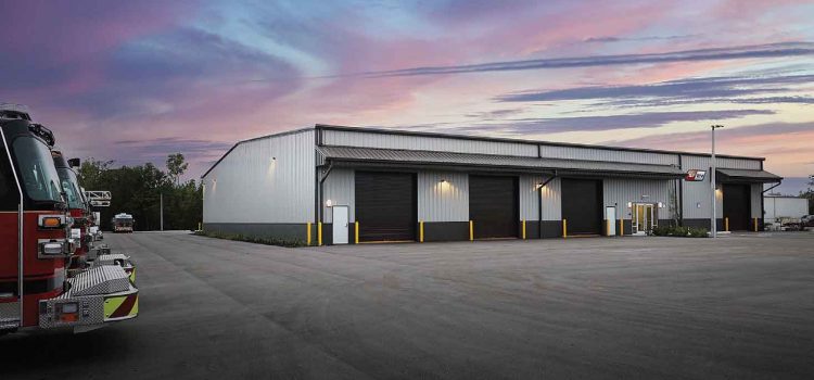 Stevens Construction Completes Building for Emergency Vehicles