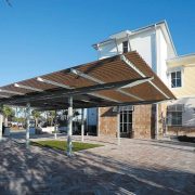 Stevens Construction Completes Shade Structures at SWFL Libraries