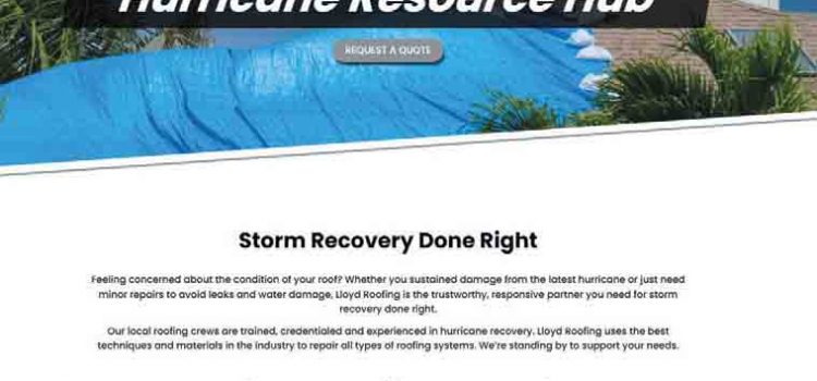 Roofing Company Launches ‘Hurricane Resource Hub’